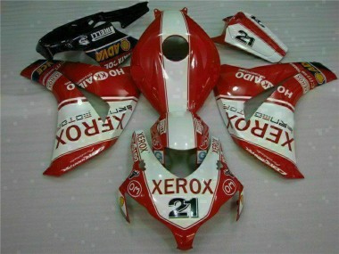 2008-2011 Red Xerox 21 Honda CBR1000RR Motorcycle Fairings Kit Canada