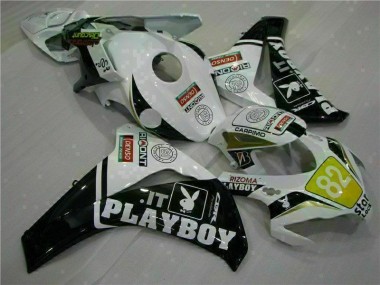 2008-2011 White Black Playboy Honda CBR1000RR Motorcylce Fairings & Bodywork Canada