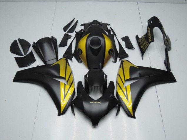 2008-2011 Matte Black and Gold Honda CBR1000RR Bike Fairings Canada 2008-2011 Matte Black and Gold Honda CBR1000RR Bike Fairings Canada