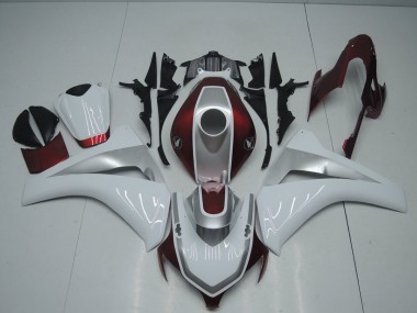 2008-2011 Red White and Silver Honda CBR1000RR Bike Fairing Canada