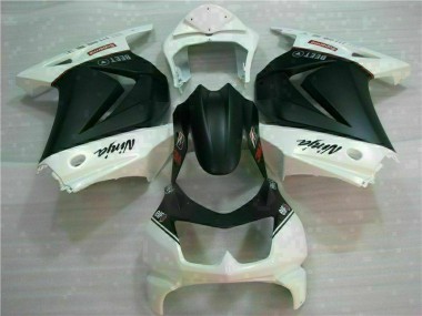 2008-2012 White Black Ninja 3M Kawasaki EX250 Motorcycle Fairings Canada