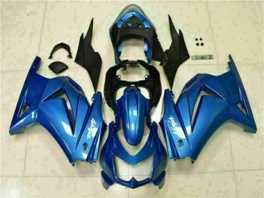 2008-2012 Blue Black White Ninja Kawasaki EX250 Moto Fairings Canada