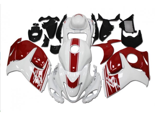2008-2019 White Red Suzuki GSXR 1300 Hayabusa Replacement Fairings Canada 2008-2019 White Red Suzuki GSXR 1300 Hayabusa Replacement Fairings Canada