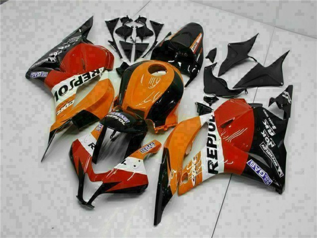 2009-2012 Orange Repsol Honda CBR600RR Motor Fairings Canada 2009-2012 Orange Repsol Honda CBR600RR Motor Fairings Canada