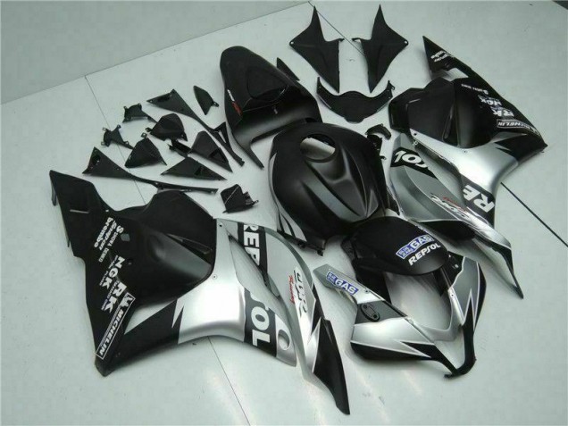 2009-2012 Black Silver Repsol Honda CBR600RR Motorcycle Fairings Kits Canada 2009-2012 Black Silver Repsol Honda CBR600RR Motorcycle Fairings Kits Canada