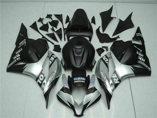 2009-2012 Black Silver Repsol Honda CBR600RR Motorcycle Fairings Kits Canada 2009-2012 Black Silver Repsol Honda CBR600RR Motorcycle Fairings Kits Canada