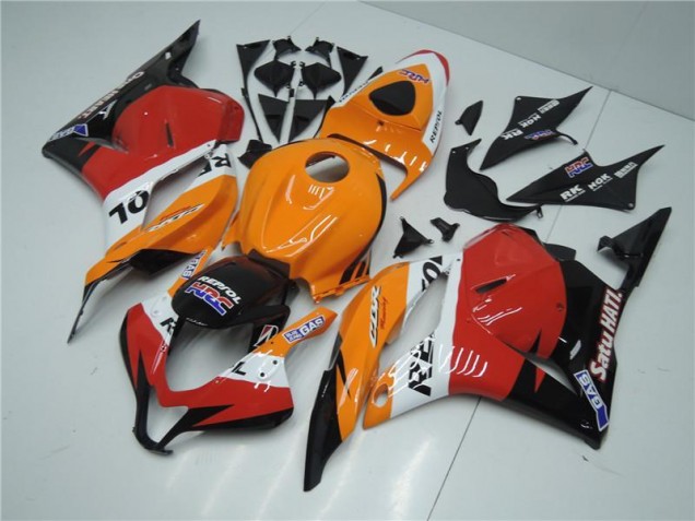 2009-2012 Orange Red Black Repsol Honda CBR600RR Motorcyle Fairings Canada 2009-2012 Orange Red Black Repsol Honda CBR600RR Motorcyle Fairings Canada