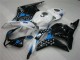 2009-2012 Black White Blue Honda CBR600RR Motor Fairings Canada 2009-2012 Black White Blue Honda CBR600RR Motor Fairings Canada