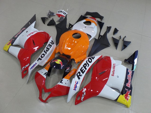 2009-2012 Repsol Red Bull Honda CBR600RR Moto Fairings Canada 2009-2012 Repsol Red Bull Honda CBR600RR Moto Fairings Canada