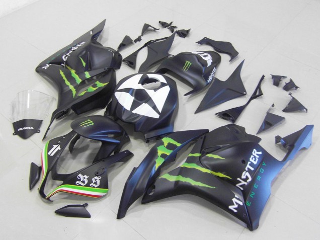 2009-2012 Monster Matte Black Honda CBR600RR Motorbike Fairing Canada 2009-2012 Monster Matte Black Honda CBR600RR Motorbike Fairing Canada