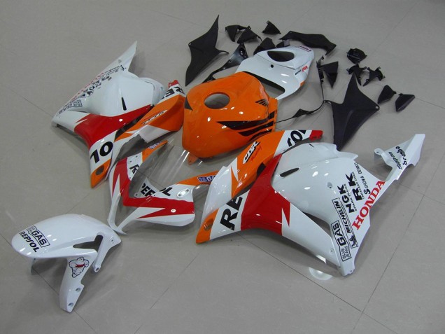 2009-2012 White Repsol Honda CBR600RR Motorcycle Fairings Canada 2009-2012 White Repsol Honda CBR600RR Motorcycle Fairings Canada