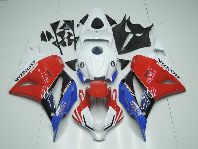 2009-2012 White Motul Red Blue Honda CBR600RR Bike Fairings Canada 2009-2012 White Motul Red Blue Honda CBR600RR Bike Fairings Canada