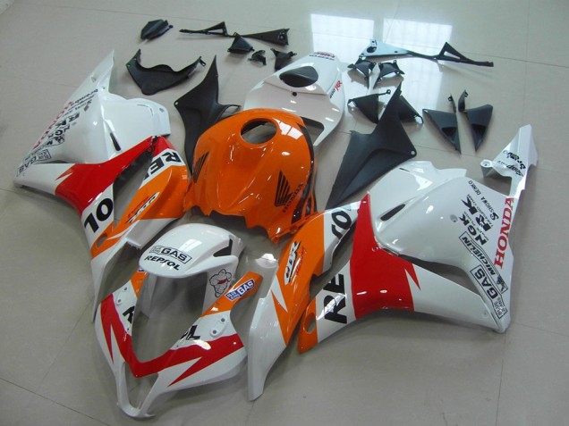 2009-2012 White New Repsol Honda CBR600RR Replacement Motorcycle Fairings Canada 2009-2012 White New Repsol Honda CBR600RR Replacement Motorcycle Fairings Canada