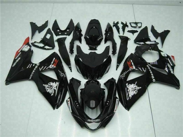 2009-2016 Black Suzuki GSXR1000 Motorcylce Fairings Canada 2009-2016 Black Suzuki GSXR1000 Motorcylce Fairings Canada