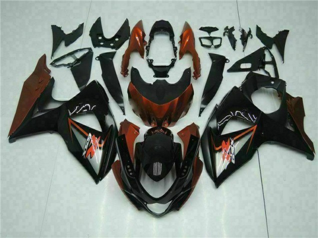 2009-2016 Brown Black Suzuki GSXR1000 Bike Fairing Kit Canada 2009-2016 Brown Black Suzuki GSXR1000 Bike Fairing Kit Canada