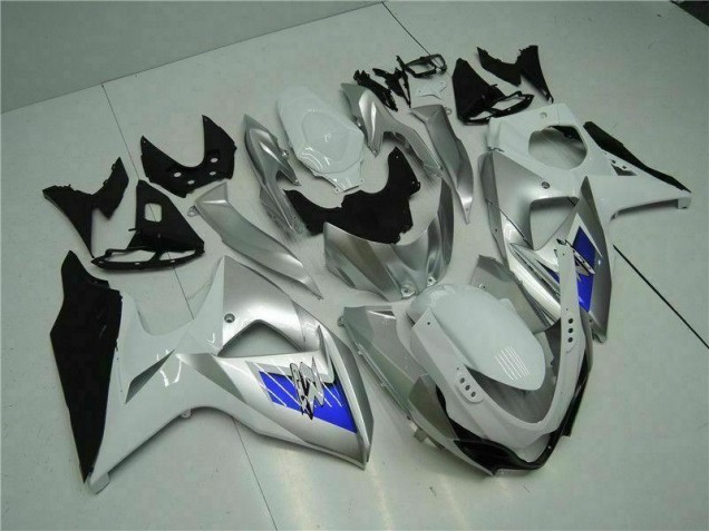 2009-2016 Silver White Suzuki GSXR1000 Motorcycle Bodywork Canada 2009-2016 Silver White Suzuki GSXR1000 Motorcycle Bodywork Canada