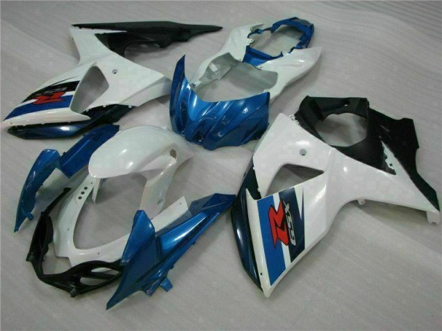 2009-2016 Blue White Suzuki GSXR1000 Motorcycle Fairings Kits Canada 2009-2016 Blue White Suzuki GSXR1000 Motorcycle Fairings Kits Canada