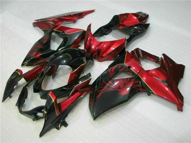 2009-2016 Red Flame Black Suzuki GSXR1000 Motorcycle Replacement Fairings Canada 2009-2016 Red Flame Black Suzuki GSXR1000 Motorcycle Replacement Fairings Canada