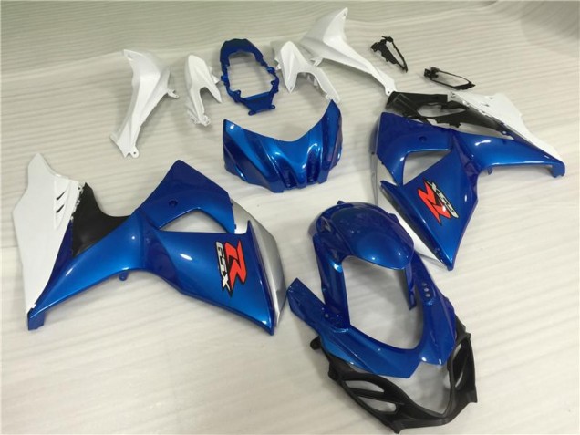 2009-2016 Blue White Suzuki GSXR1000 Motor Fairings Canada 2009-2016 Blue White Suzuki GSXR1000 Motor Fairings Canada