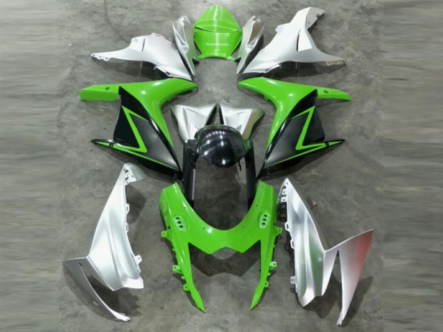 2011-2021 Green Silver Suzuki GSXR 600/750 Motor Fairings Canada 2011-2021 Green Silver Suzuki GSXR 600/750 Motor Fairings Canada