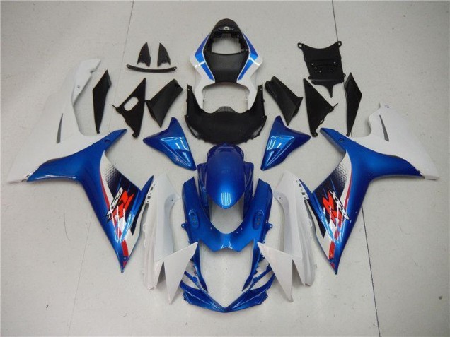2011-2021 Blue White Suzuki GSXR 600/750 Motorcycle Replacement Fairings Canada 2011-2021 Blue White Suzuki GSXR 600/750 Motorcycle Replacement Fairings Canada