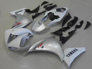 2012-2014 White Silver Yamaha YZF R1 Motorcycle Fairings Canada