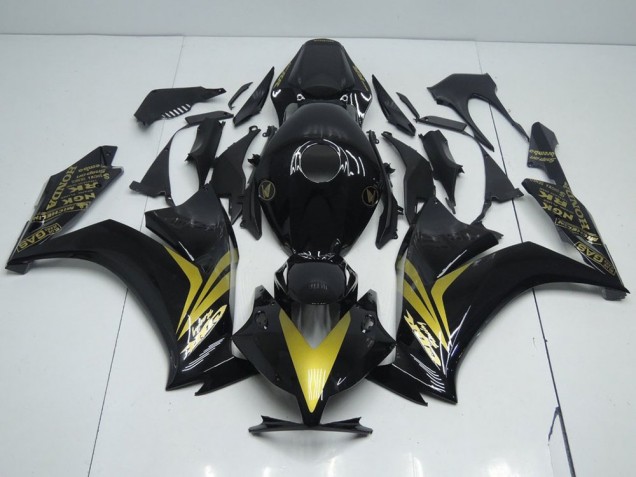 2012-2016 Glossy Black and Gold Honda CBR1000RR Replacement Fairings Canada 2012-2016 Glossy Black and Gold Honda CBR1000RR Replacement Fairings Canada