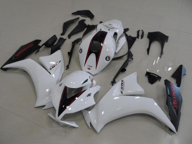 2012-2016 White and Matte Black OEM Style Honda CBR1000RR Motorbike Fairing Canada