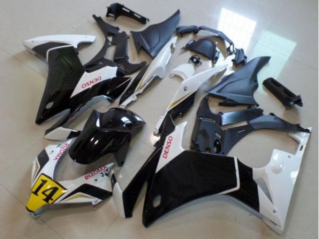 2013-2015 Black White Denso Rizoma 14 Honda CBR500RR Bike Fairings Canada 2013-2015 Black White Denso Rizoma 14 Honda CBR500RR Bike Fairings Canada