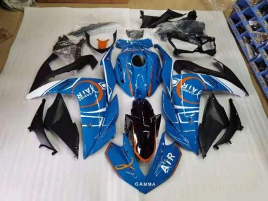 2015-2022 Blue and White Yamaha YZF R3 Motorcyle Fairings Canada