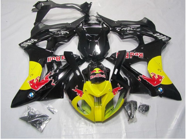 2009-2014 Yellow Black RedBull BMW S1000RR Motorbike Fairing Kits Canada 2009-2014 Yellow Black RedBull BMW S1000RR Motorbike Fairing Kits Canada