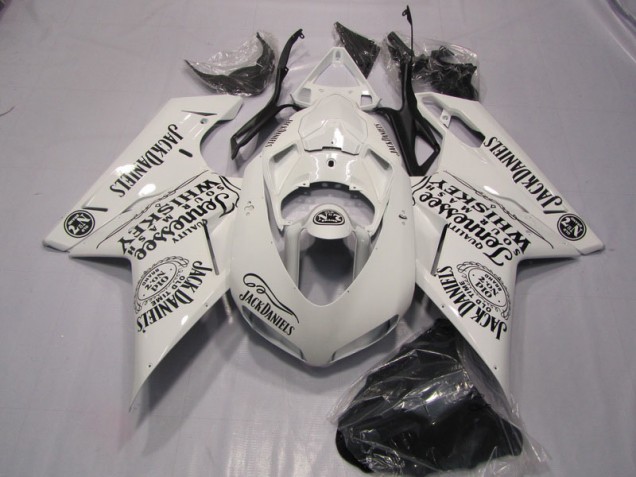 2007-2014 White Jack Daniels Ducati 1098 Motor Fairings Canada 2007-2014 White Jack Daniels Ducati 1098 Motor Fairings Canada