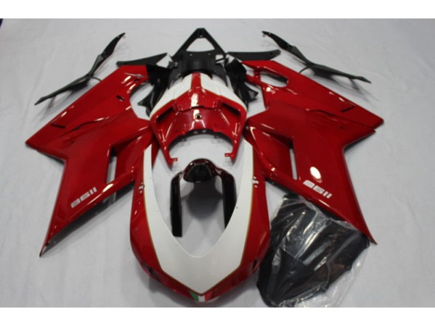 2007-2014 Red Ducati 1198 Motorcycle Fairing Kit Canada 2007-2014 Red Ducati 1198 Motorcycle Fairing Kit Canada