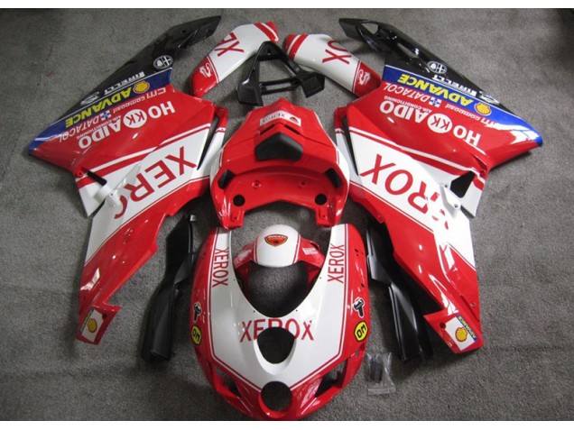 2005-2006 Red White Xerox Ducati 749 Motorcycle Fairings Kits Canada 2005-2006 Red White Xerox Ducati 749 Motorcycle Fairings Kits Canada
