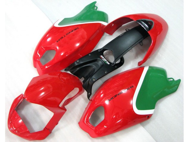 2008-2012 Red Green Monster Ducati Monster 696 Motorcycle Replacement Fairings Canada