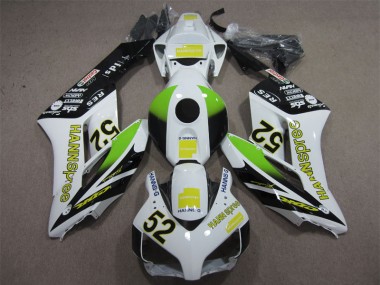 2004-2005 White Green Hannspree 52 Honda CBR1000RR Replacement Motorcycle Fairings Canada