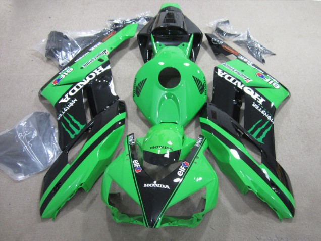 2004-2005 Black Green Monster Honda CBR1000RR Motorcycle Fairings Canada 2004-2005 Black Green Monster Honda CBR1000RR Motorcycle Fairings Canada