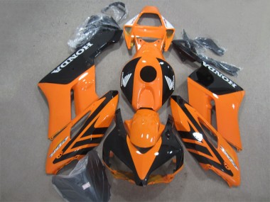 2004-2005 Black Orange Honda CBR1000RR Motorbike Fairing Kits Canada