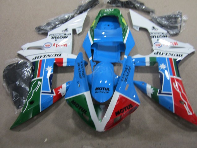 2004-2005 Blue Red Green Motul Honda CBR1000RR Replacement Fairings Canada 2004-2005 Blue Red Green Motul Honda CBR1000RR Replacement Fairings Canada