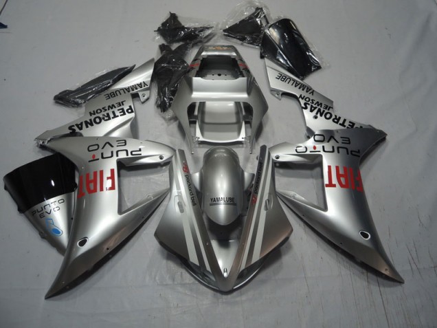 2004-2005 Silver Red Fiat Honda CBR1000RR Motorcycle Fairings Canada 2004-2005 Silver Red Fiat Honda CBR1000RR Motorcycle Fairings Canada