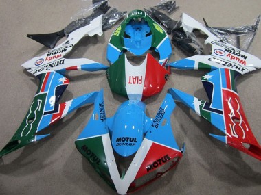 2004-2005 Blue Red Green Motul Honda CBR1000RR Motorcycle Fairing Canada