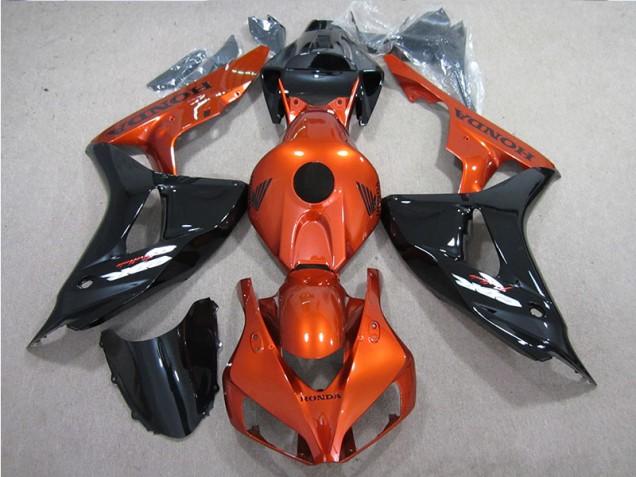 2006-2007 Black Orange Honda CBR1000RR Motorcycle Fairings Kit Canada 2006-2007 Black Orange Honda CBR1000RR Motorcycle Fairings Kit Canada