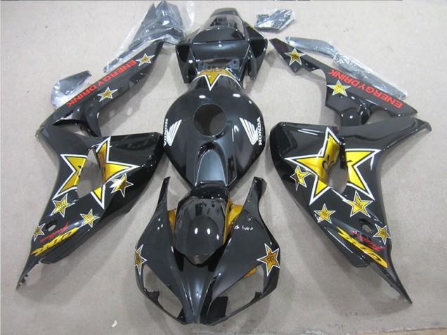 2006-2007 Black Yellow ENERGY DRINK Honda CBR1000RR Bike Fairing Canada 2006-2007 Black Yellow ENERGY DRINK Honda CBR1000RR Bike Fairing Canada