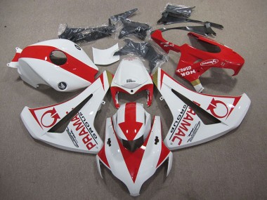 2008-2011 White Red PRAMAC Honda CBR1000RR Bike Fairing Canada