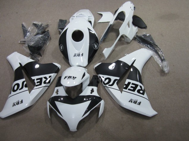 2008-2011 Black White Repsol Honda CBR1000RR Replacement Motorcycle Fairings Canada