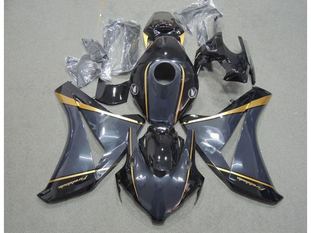 2008-2011 Black Gold Fireblade Honda CBR1000RR Motorbike Fairing Kits Canada 2008-2011 Black Gold Fireblade Honda CBR1000RR Motorbike Fairing Kits Canada