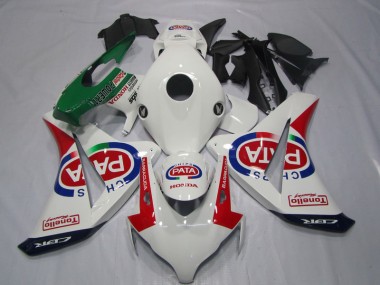 2008-2011 White Red PATA Honda CBR1000RR Motor Fairings Canada