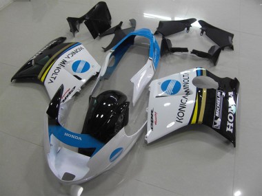1996-2007 White Konica Minolta Honda CBR1100XX Blackbird Motorcycle Fairing Kit Canada