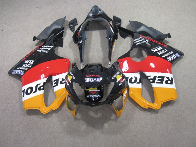 1999-2000 Red Black Repsol Honda CBR600 F4 Moto Fairings Canada 1999-2000 Red Black Repsol Honda CBR600 F4 Moto Fairings Canada