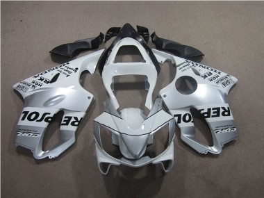 2001-2003 Silver Repsol Honda CBR600 F4i Motor Fairings Canada